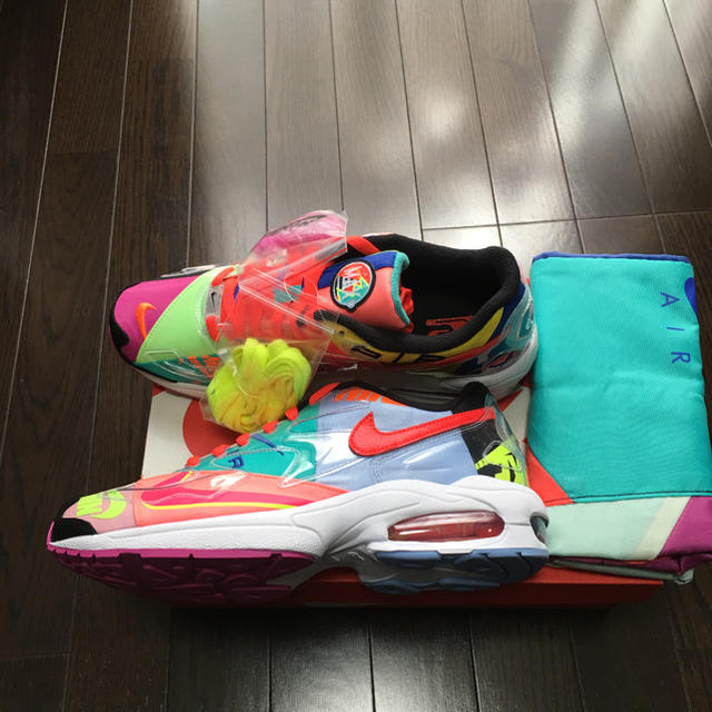 NIKE(ナイキ)のATMOS × NIKE AIR MAX2 LIGHT MULTI COLOR メンズの靴/シューズ(スニーカー)の商品写真