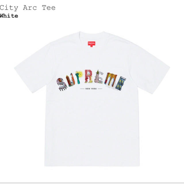 City Arc Tee White MediumTシャツ/カットソー(半袖/袖なし)