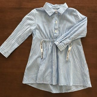 ザラキッズ(ZARA KIDS)のzara ストライプワンピース(ワンピース)