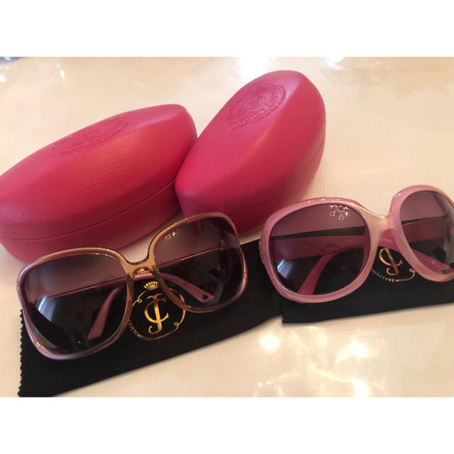 Juicy Couture(ジューシークチュール)のジューシークチュール サングラス 2個セット  レディースのファッション小物(サングラス/メガネ)の商品写真