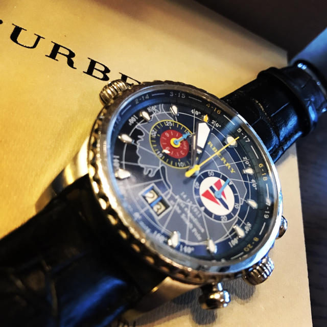 BURBERRY(バーバリー)のやっくん様 希少モデル バーバリー クロノグラフ BU7504 メンズの時計(腕時計(アナログ))の商品写真