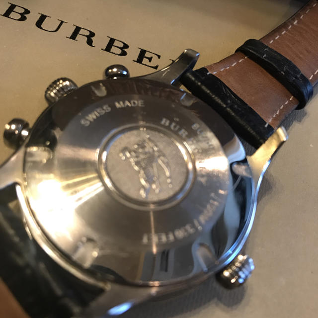 BURBERRY(バーバリー)のやっくん様 希少モデル バーバリー クロノグラフ BU7504 メンズの時計(腕時計(アナログ))の商品写真