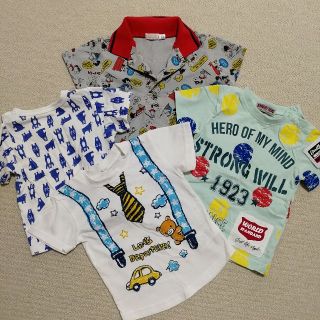 Tシャツポロシャツ4枚セット　80(Ｔシャツ)