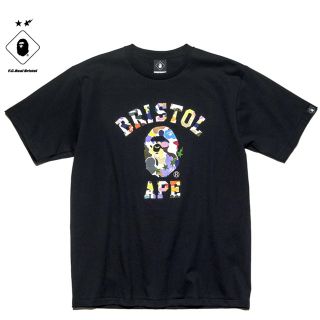 アベイシングエイプ(A BATHING APE)のBAPE x F.C.R.B. MULTI CAMO COLLEGE TEE(Tシャツ/カットソー(半袖/袖なし))