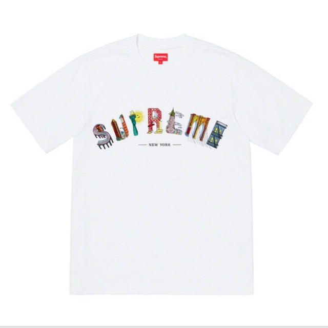 Supreme City Arc Tee 白Mトップス