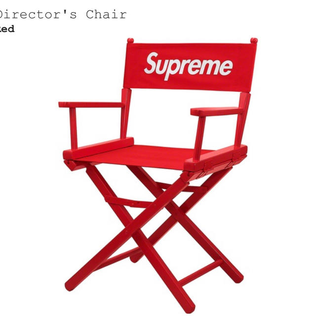 専用Director's Chair COLOR/STYLE：Redsupreme