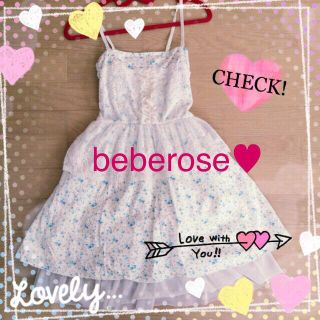 ベベローズ(beberose)の＼処分価格‼︎／シフォンワンピ♥︎(ひざ丈ワンピース)