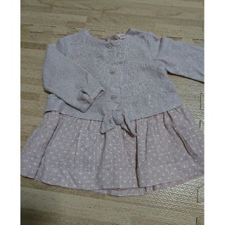 ザラキッズ(ZARA KIDS)のZARA ワンピース 6-9M(ワンピース)