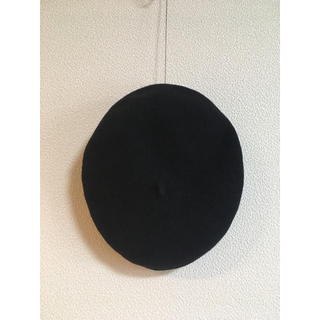 カシラ(CA4LA)のCA4LA ベレー帽 ブラック 黒(ハンチング/ベレー帽)