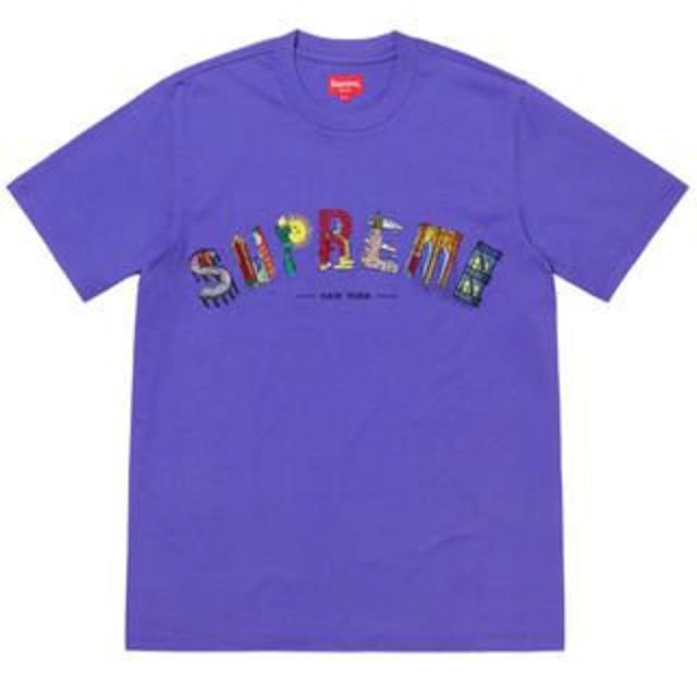 正式的 Supreme - Purple Dusty Tee Arc City Supreme Tシャツ/カットソー(半袖/袖なし)