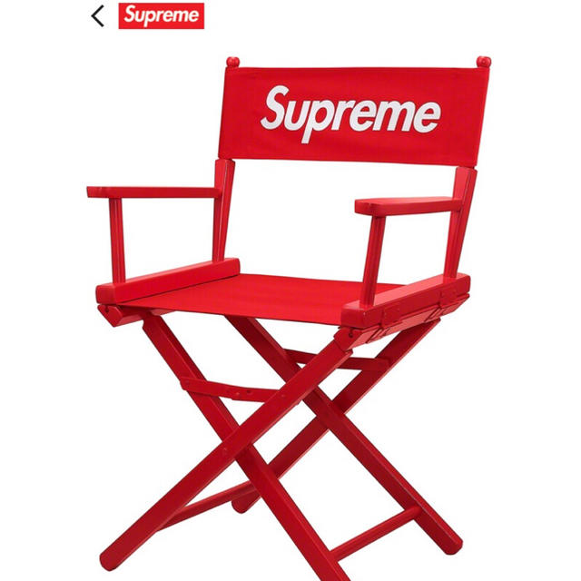 supreme  chair 赤 red イス チェアー