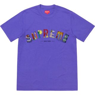 シュプリーム(Supreme)の込み サイズS City Arc Tee purple 紫 パープル(Tシャツ/カットソー(半袖/袖なし))