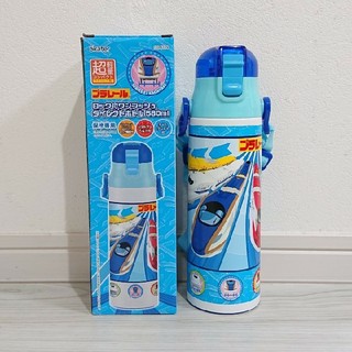 タカラトミー(Takara Tomy)の新品 プラレール ワンプッシュダイレクトステンレスボトル 580ml(水筒)