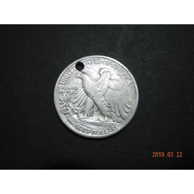 アメリカ硬貨　ハーフダラー　１９４１年 エンタメ/ホビーの美術品/アンティーク(貨幣)の商品写真