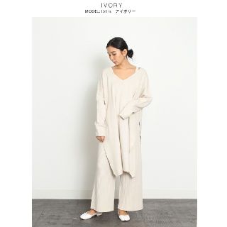 ザラ(ZARA)の24日まで！ 新品 ☆ meri ニット チュニック & リブパンツ セット(ニット/セーター)