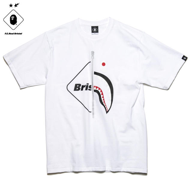 BAPE x FCRB SHARK TEE Sサイズ