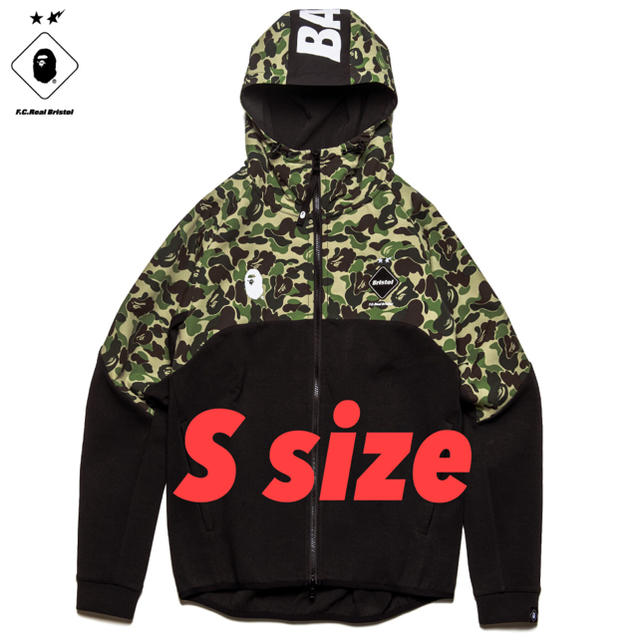 Sサイズ BAPE x FCRB VENTILATION HOODIE