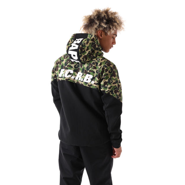 Sサイズ BAPE x FCRB VENTILATION HOODIE | aluminiopotiguar.com.br