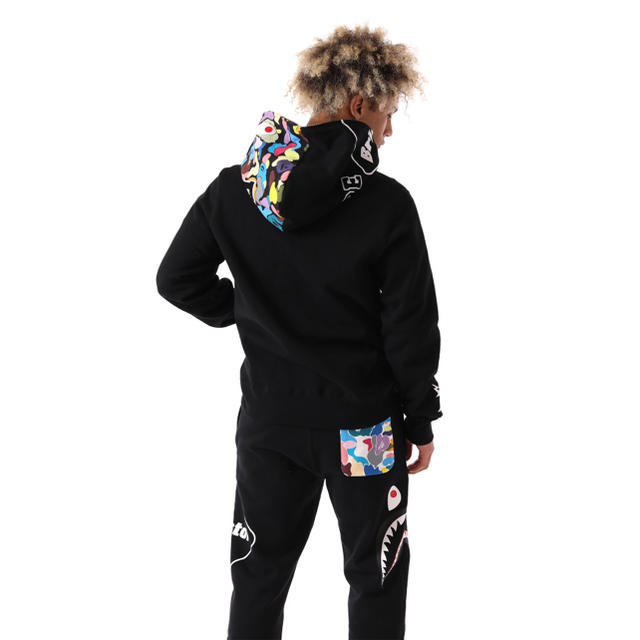 人気 F.C.R.B. - BAPE x F.C.R.B. SHARK FULL ZIP HOODIEの通販 by ぶ