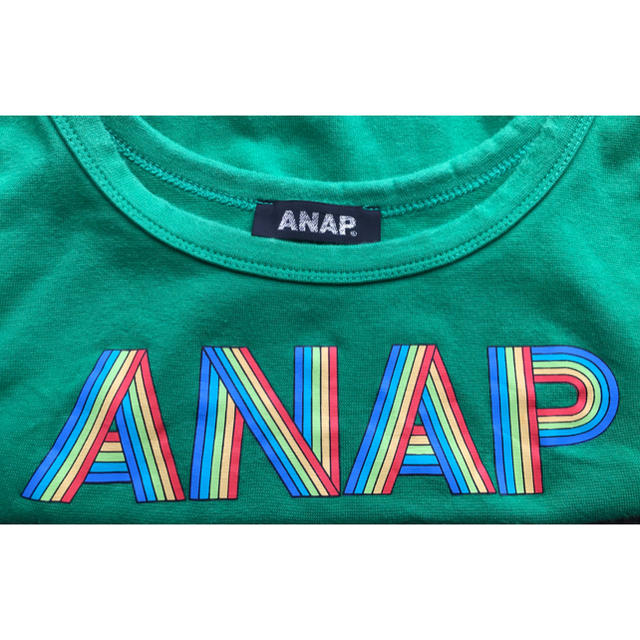 ANAP(アナップ)のANAP レインボーロゴ入り Tシャツ レディースのトップス(Tシャツ(半袖/袖なし))の商品写真