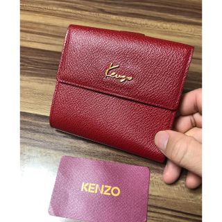 ケンゾー(KENZO)のKenzo 二つ折り財布 新品未使用 天然皮革(財布)