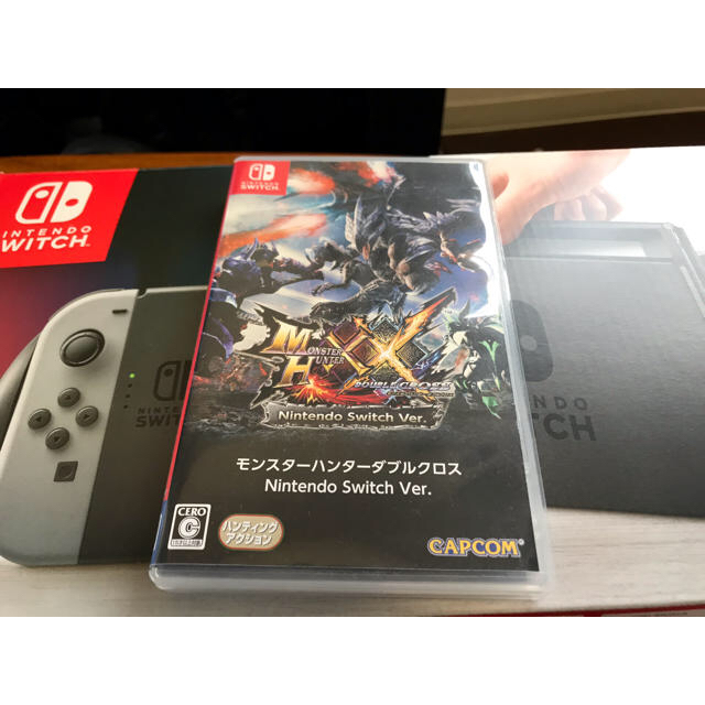 ゲームソフト/ゲーム機本体スイッチ Switch モンハン ダブルクロス付 セット