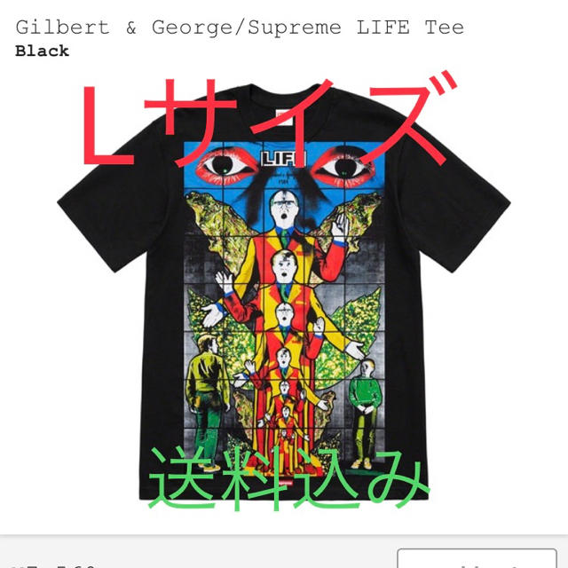 【Lサイズ送料込】Gilbert & George LIFE TeeTシャツ/カットソー(半袖/袖なし)