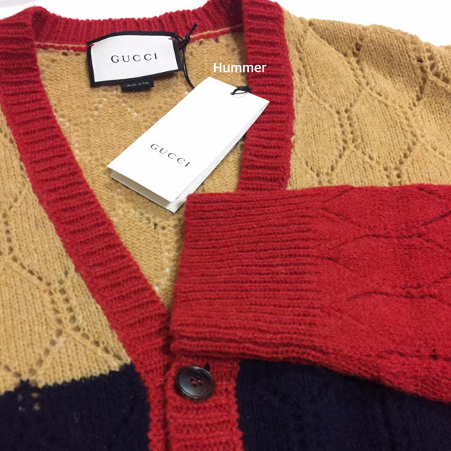 国内正規品 GUCCI グッチ ニット カーディガン 極美品 ! 国内正規品 GUCCI グッチ ニット カーディガン 極美品 !