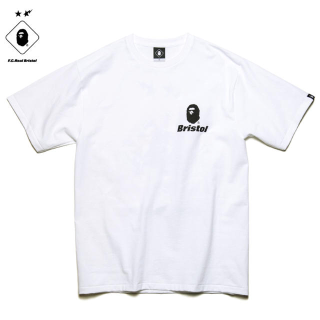 FCRB BAPE ブリストル APE エイプ Tシャツ白M | フリマアプリ ラクマ