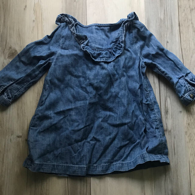 babyGAP(ベビーギャップ)のBaby GAP ワンピース 粉ミルクおまけ付き❗️ キッズ/ベビー/マタニティのベビー服(~85cm)(ワンピース)の商品写真