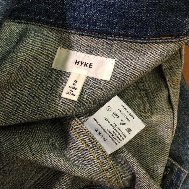 HYKE(ハイク)のHYKE  デニムジャケット TYPE2 サイズ2 レディースのジャケット/アウター(Gジャン/デニムジャケット)の商品写真