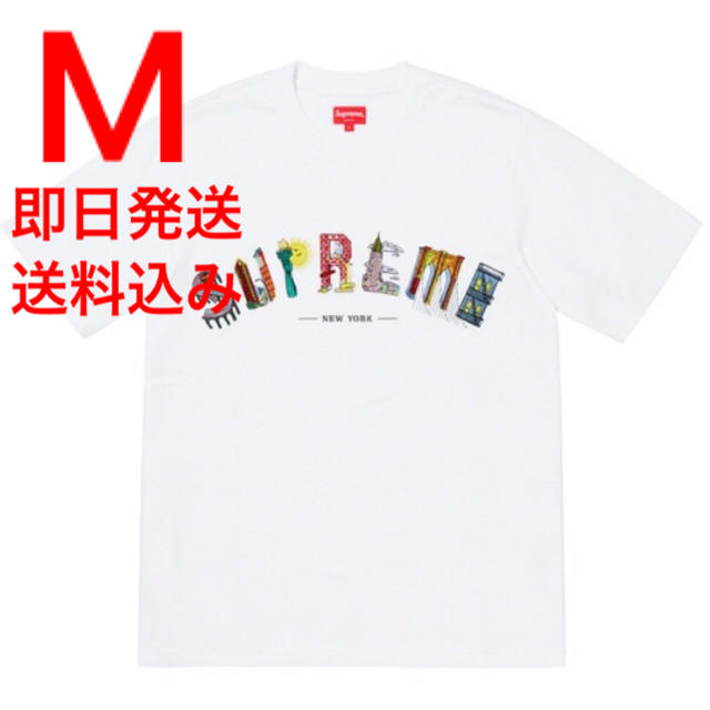 幸せなふたりに贈る結婚祝い Supreme - M supreme City Arc Tee Tシャツ Tシャツ/カットソー(半袖/袖なし)