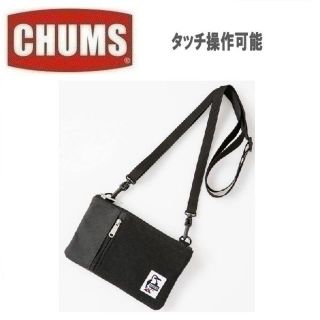 チャムス(CHUMS)の★新品★CHUMS チャムス スマートフォン ショルダー ブラック　スマホポーチ(その他)