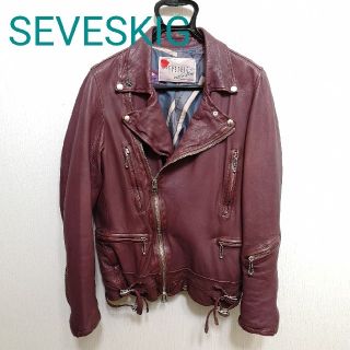 ショット(schott)のSEVESKIG（セヴシグ）ライダースジャケット Lsize(ライダースジャケット)