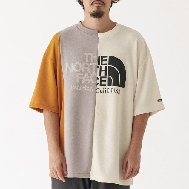 ノースフェイス パープルレーベル アシメトリー Tシャツ NT3916N 完売品ロゴ