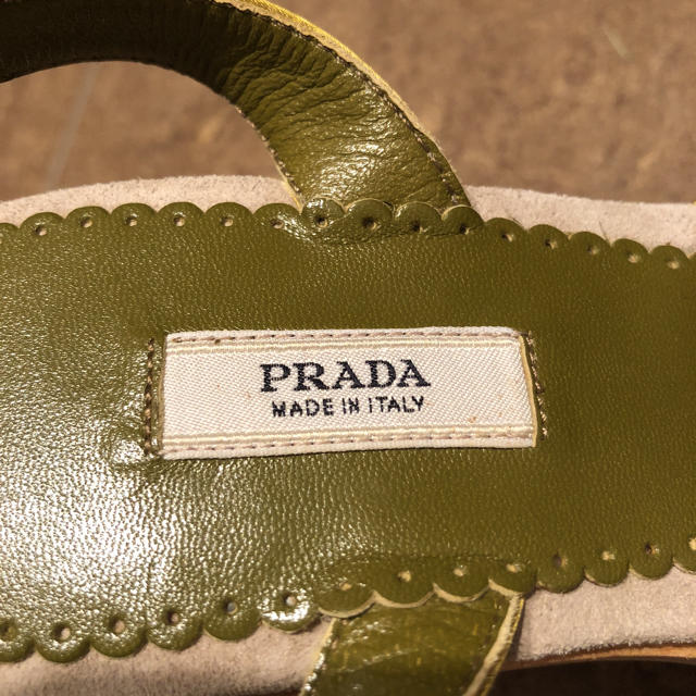 PRADA(プラダ)の＊　プラダサンダル（ピスタチオグリーン） ＊ レディースの靴/シューズ(サンダル)の商品写真