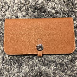 エルメス(Hermes)の✭HERMES ドゴンロング ゴールド (財布)