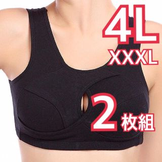 ナイトブラ 2枚組 4L XXXL NEWナイトブラ おやすみブラ 大きいサイズ(その他)