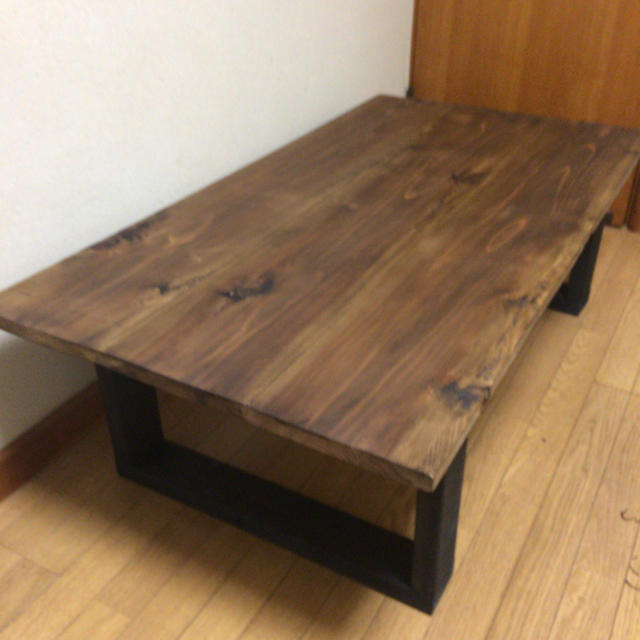 W130サイズ 無垢材ダイニングテーブル机/テーブル - ダイニングテーブル