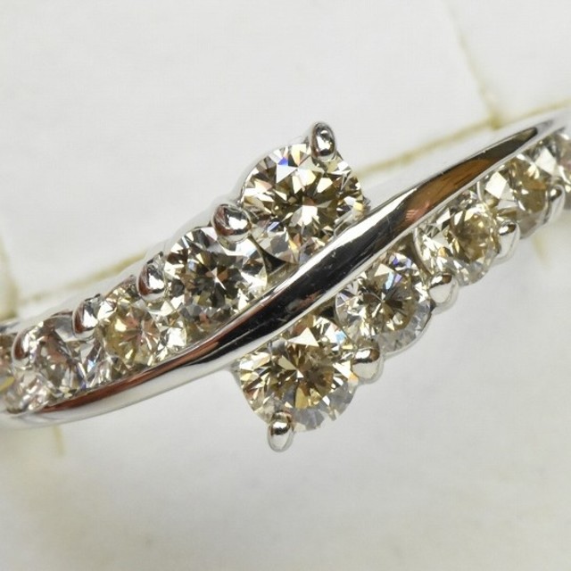 Pt900 スイートテン 1.00ct ダイヤモンドリング 12号 指輪 | www