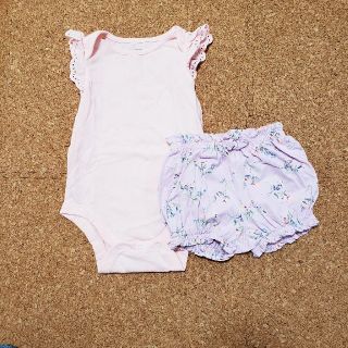 ベビーギャップ(babyGAP)の均一セール⑪baby GAP レースロンパース、かぼちゃパンツセット(ロンパース)