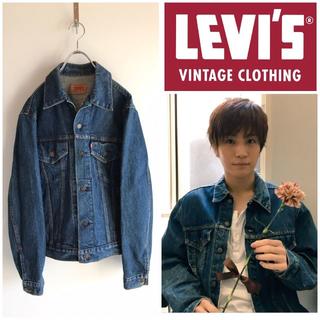 リーバイス(Levi's)の岩ちゃん着 USA製 80sビンテージ リーバイス70506 Gジャン 色残り多(Gジャン/デニムジャケット)