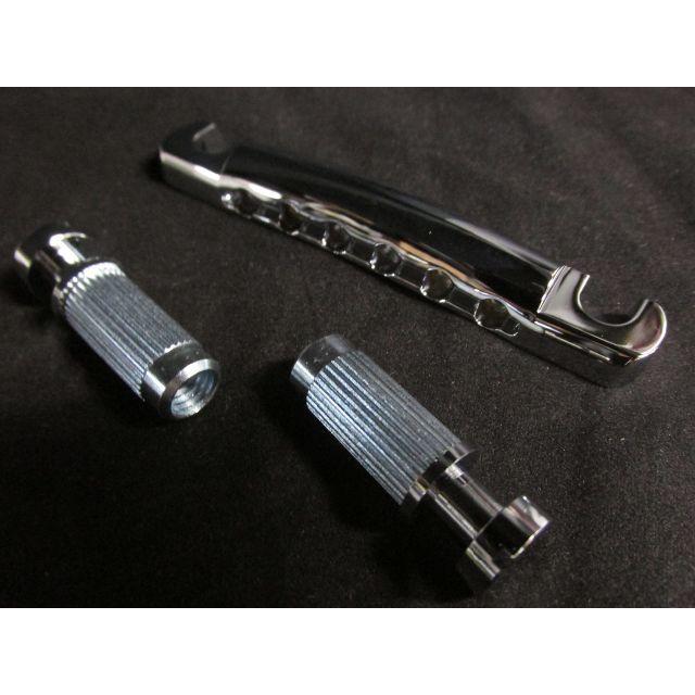 ★新品★GOTOH／GE101A-C◆国産 軽量アルミ テイルピース レスポール 楽器のギター(エレキギター)の商品写真