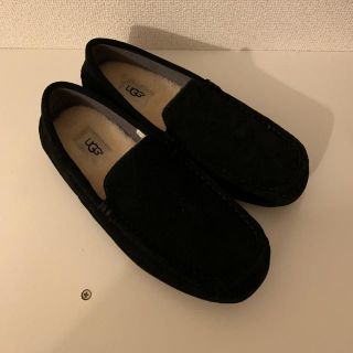 アグ(UGG)のhimawari様専用 UGG モカシン ローファー 25cm 黒 新品(デッキシューズ)