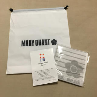 マリークワント(MARY QUANT)のMARY QUANT/今治タオル/ストライプハンドタオル(タオル/バス用品)