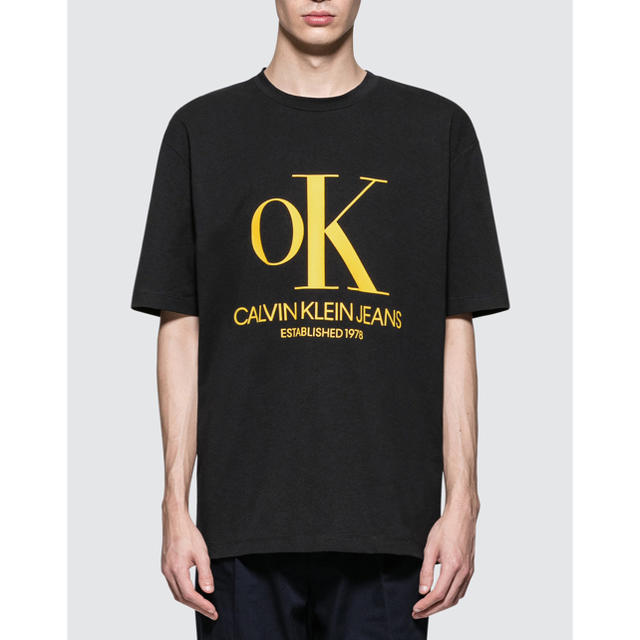 【 CALVIN KLEIN EST.1978】OK LOGO T-Shirt | フリマアプリ ラクマ