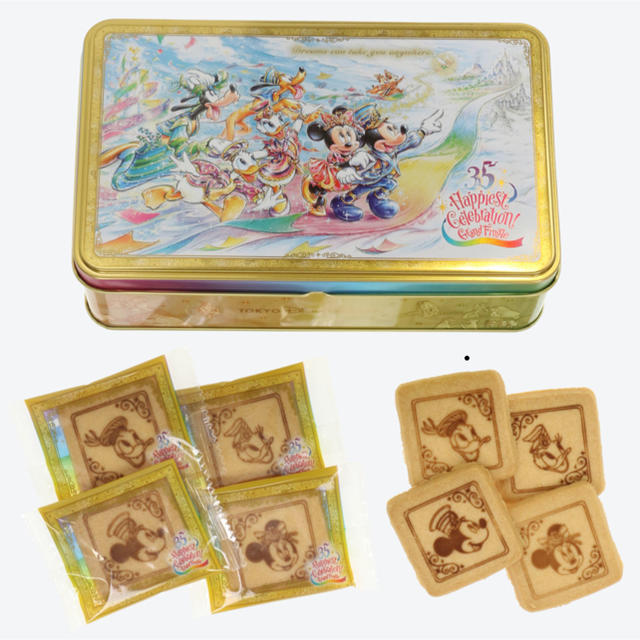 Disney(ディズニー)のミッキー＆フレンズ クッキー 35周年 グランドフィナーレ♪ 食品/飲料/酒の食品(菓子/デザート)の商品写真