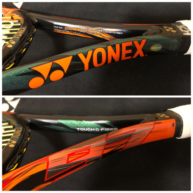 YONEX(ヨネックス)の♠️値下中♠️☆中古状態良好品☆YONEX VCOREDuelG97 G2弱 スポーツ/アウトドアのテニス(ラケット)の商品写真