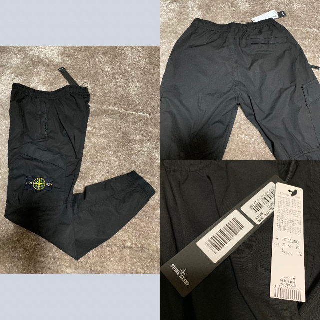 STONE ISLAND(ストーンアイランド)の【新品】Stone Island  ss19 cargo pants/Black メンズのパンツ(ワークパンツ/カーゴパンツ)の商品写真