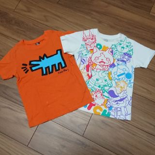 ユニクロ(UNIQLO)のrkrklvlv様専用【ユニクロ】他Tシャツ4枚 110組み合わせ自由A(Tシャツ/カットソー)